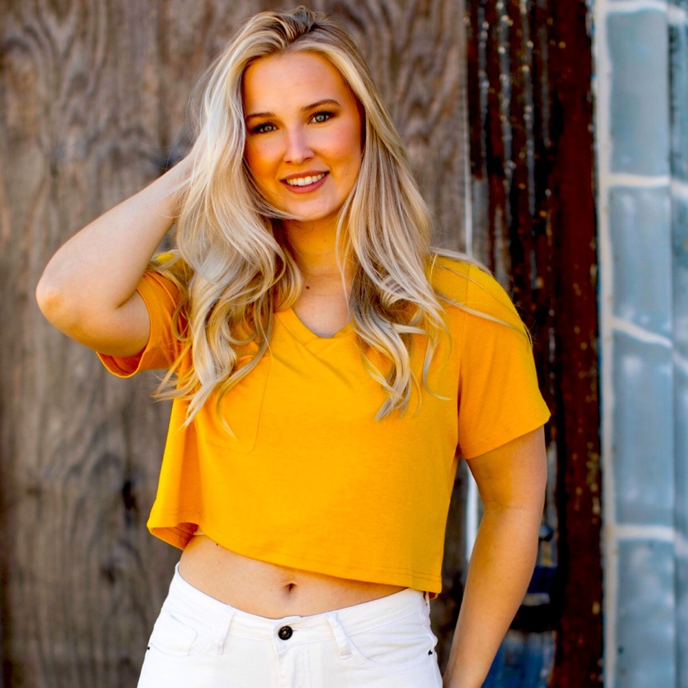 Texas Sunrise Crop Top